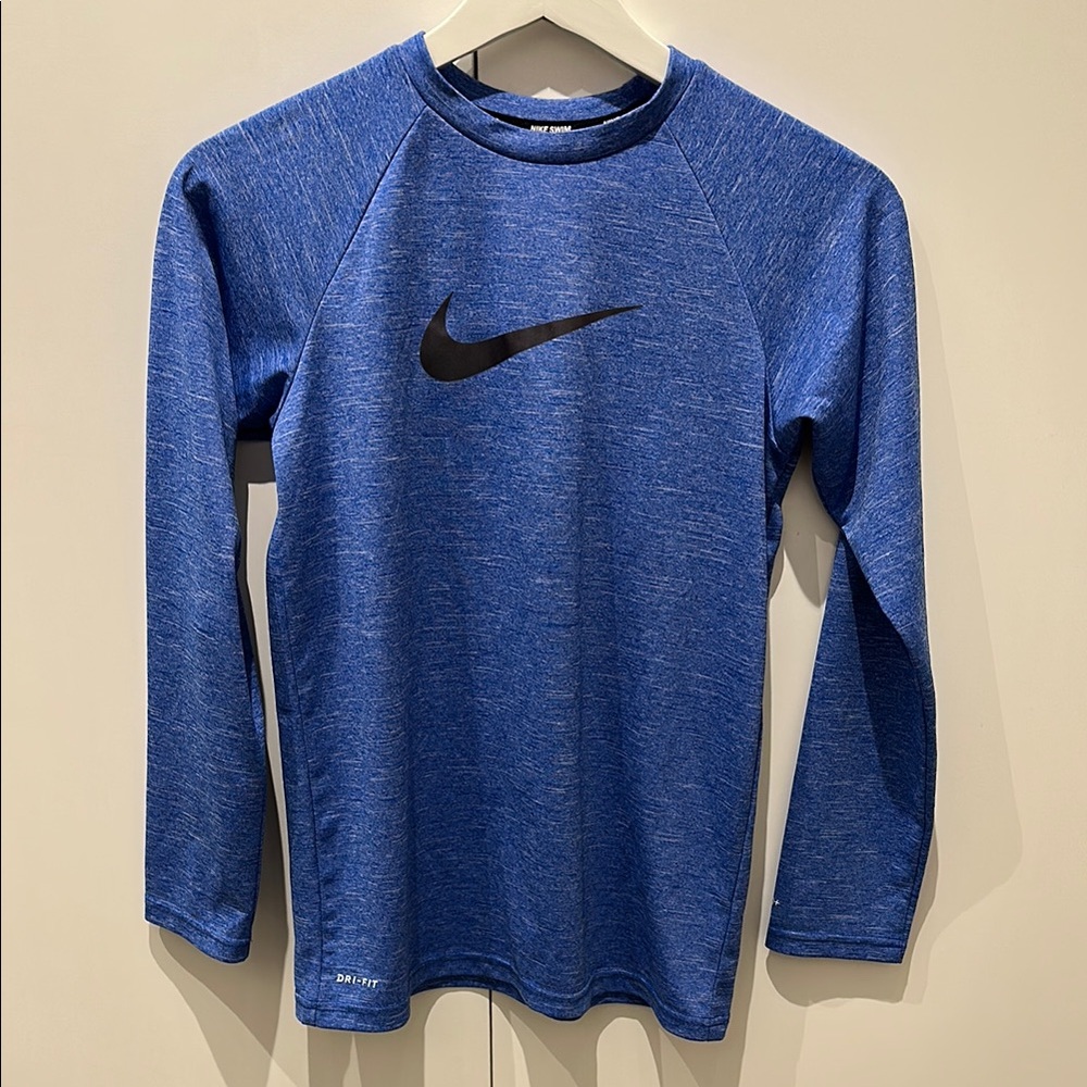 Nike Blue Long Sleeve Performance Tee
